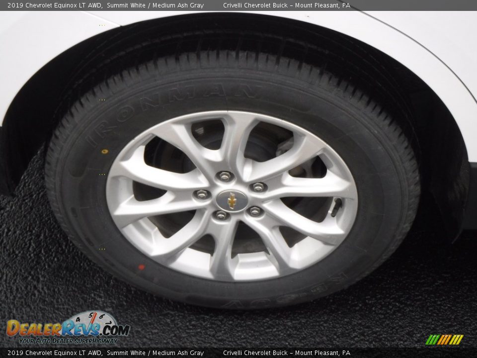 2019 Chevrolet Equinox LT AWD Summit White / Medium Ash Gray Photo #5