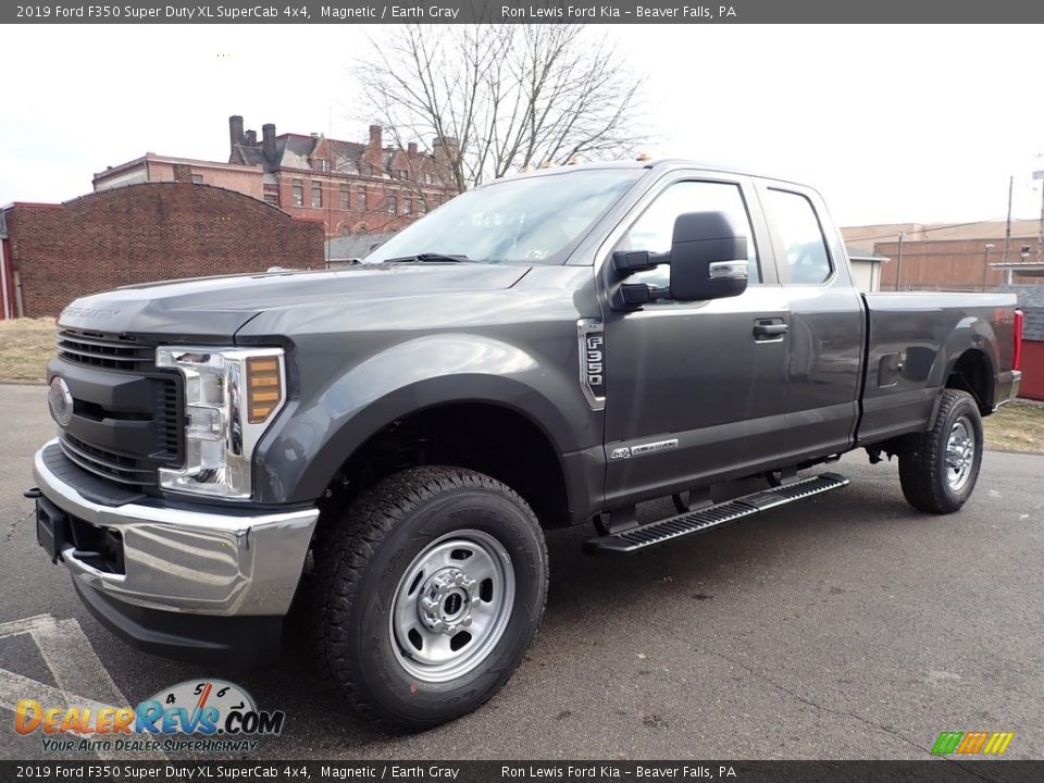 2019 Ford F350 Super Duty XL SuperCab 4x4 Magnetic / Earth Gray Photo #7