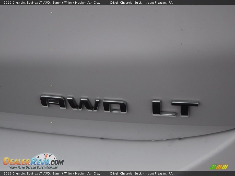 2019 Chevrolet Equinox LT AWD Summit White / Medium Ash Gray Photo #9