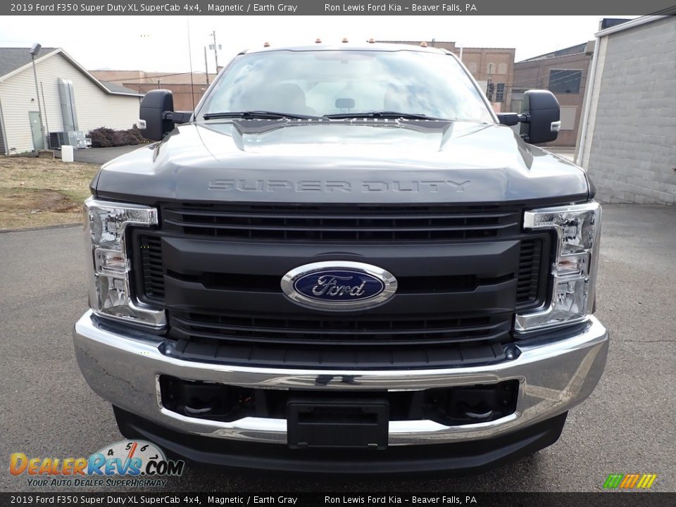 2019 Ford F350 Super Duty XL SuperCab 4x4 Magnetic / Earth Gray Photo #8