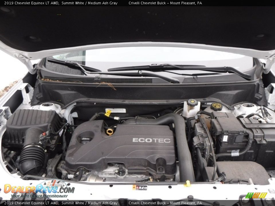 2019 Chevrolet Equinox LT AWD Summit White / Medium Ash Gray Photo #10