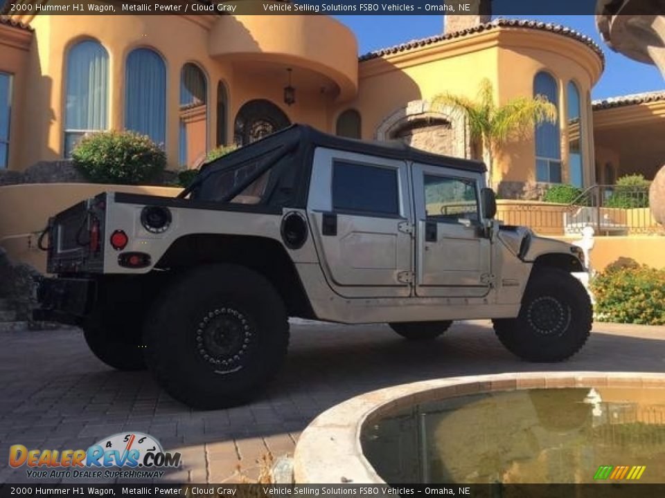 2000 Hummer H1 Wagon Metallic Pewter / Cloud Gray Photo #4