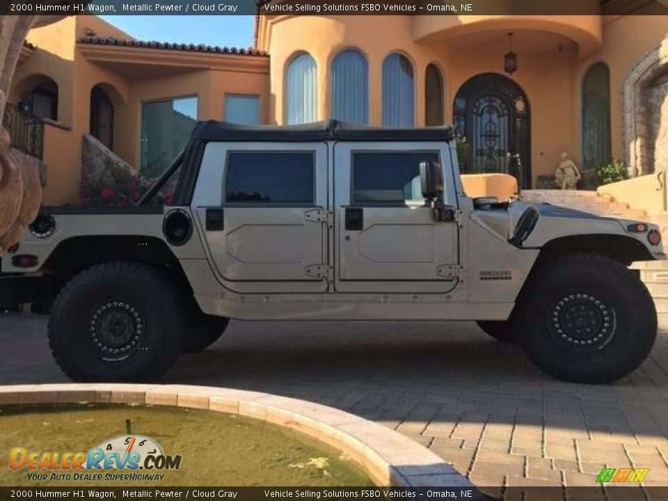 Metallic Pewter 2000 Hummer H1 Wagon Photo #5