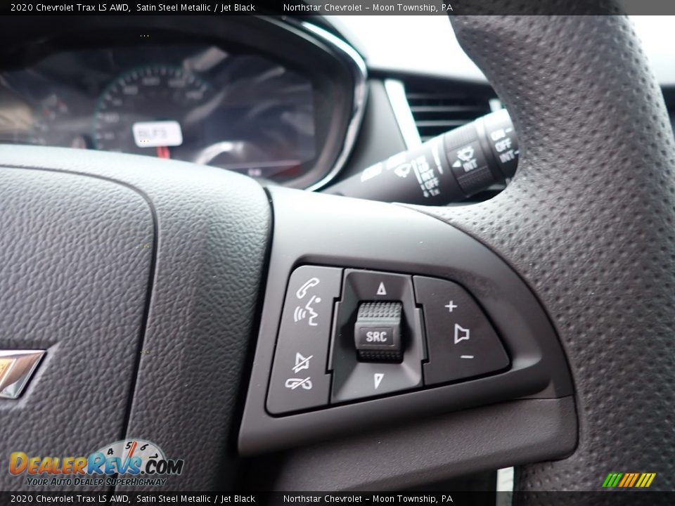 2020 Chevrolet Trax LS AWD Satin Steel Metallic / Jet Black Photo #15