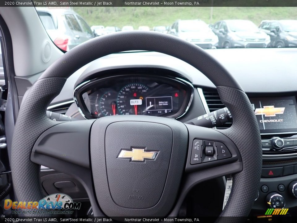 2020 Chevrolet Trax LS AWD Satin Steel Metallic / Jet Black Photo #17