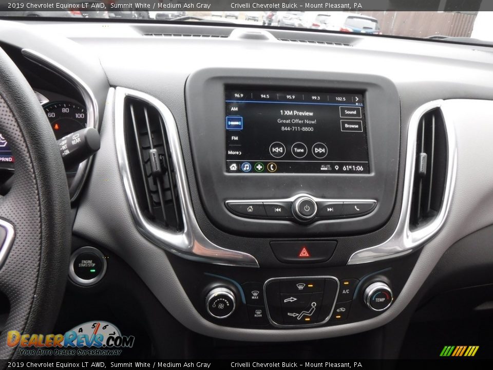 2019 Chevrolet Equinox LT AWD Summit White / Medium Ash Gray Photo #17
