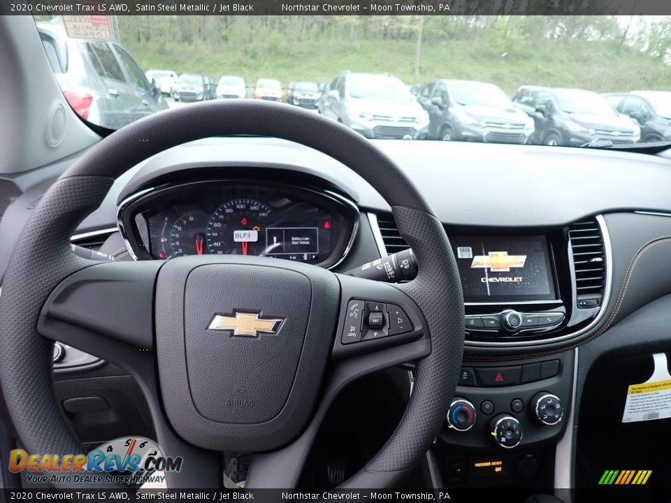 2020 Chevrolet Trax LS AWD Satin Steel Metallic / Jet Black Photo #19
