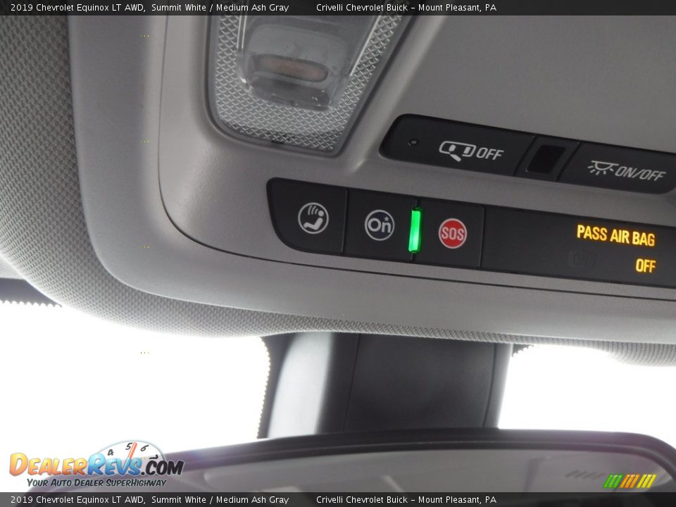 2019 Chevrolet Equinox LT AWD Summit White / Medium Ash Gray Photo #19