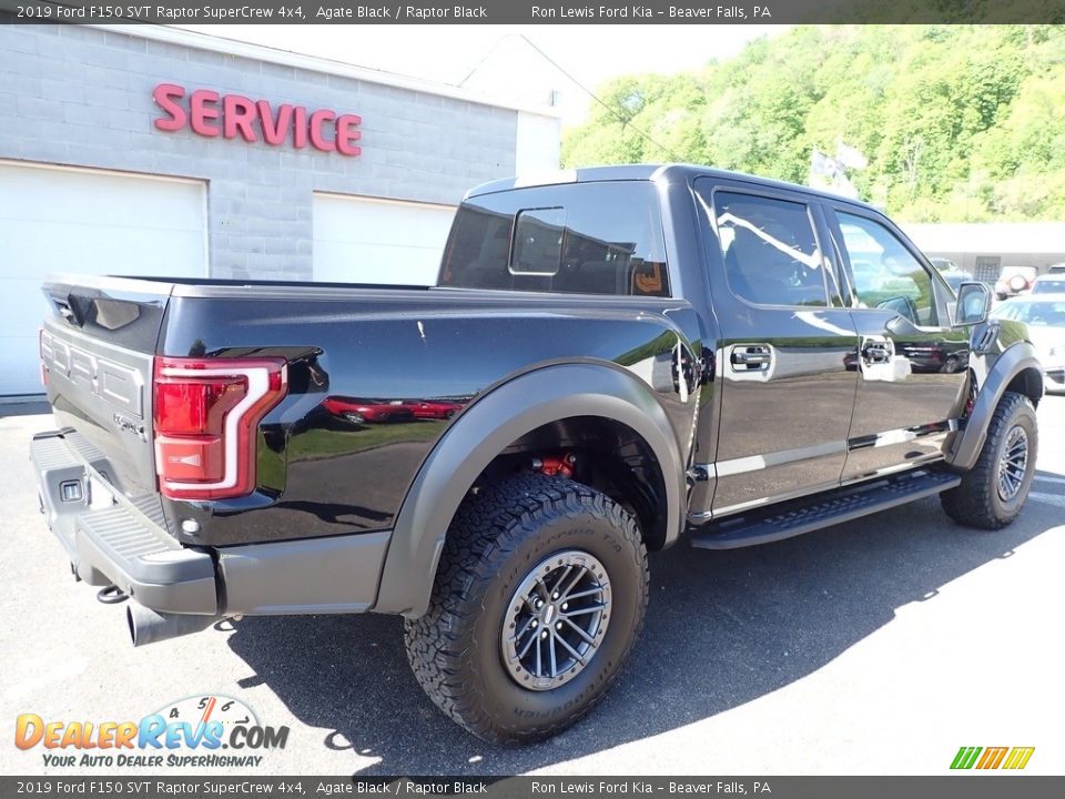 2019 Ford F150 SVT Raptor SuperCrew 4x4 Agate Black / Raptor Black Photo #2