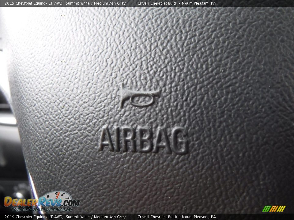 2019 Chevrolet Equinox LT AWD Summit White / Medium Ash Gray Photo #25