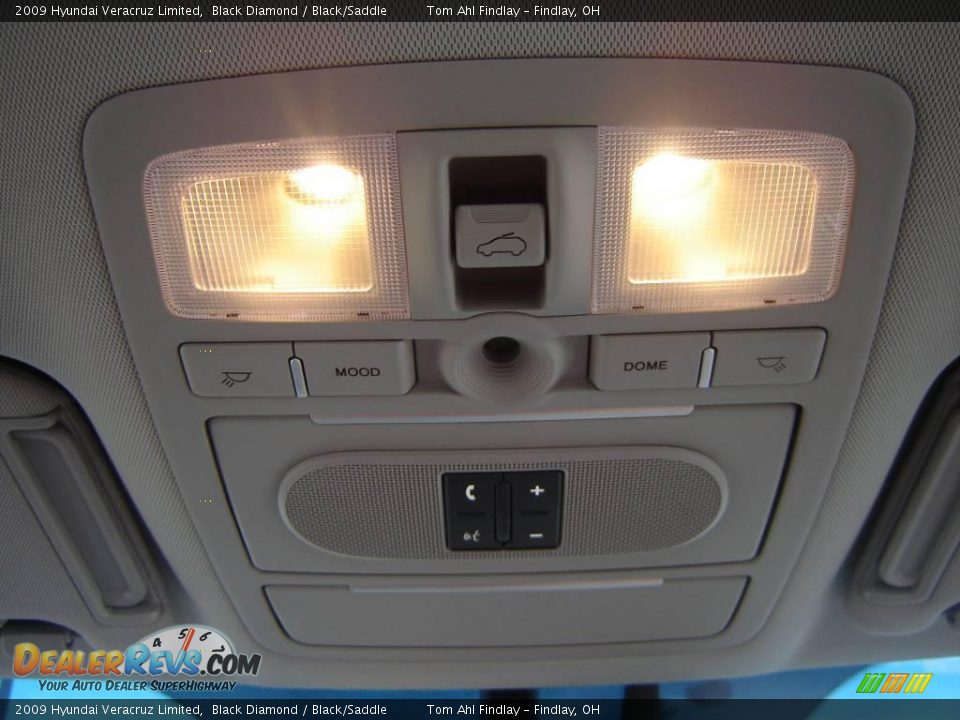 2009 Hyundai Veracruz Limited Black Diamond / Black/Saddle Photo #12
