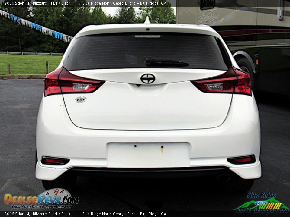 2016 Scion iM Blizzard Pearl / Black Photo #4