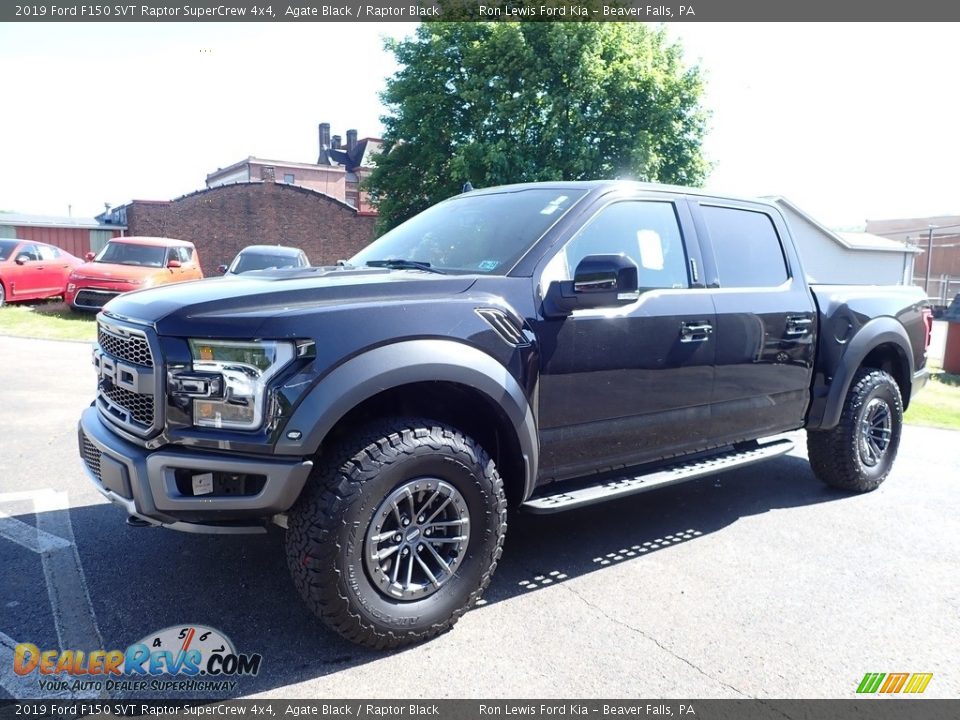 2019 Ford F150 SVT Raptor SuperCrew 4x4 Agate Black / Raptor Black Photo #6