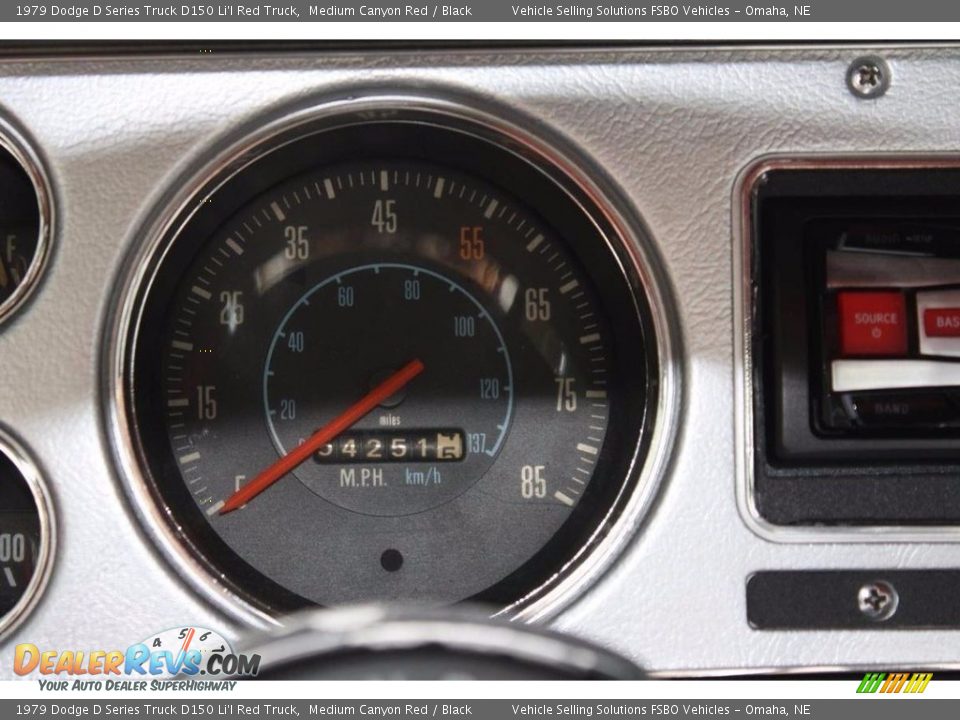 1979 Dodge D Series Truck D150 Li'l Red Truck Gauges Photo #11