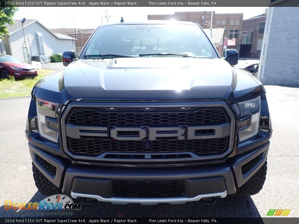 2019 Ford F150 SVT Raptor SuperCrew 4x4 Agate Black / Raptor Black Photo #7