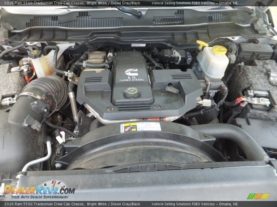 2016 Ram 5500 Tradesman Crew Cab Chassis 6.7 Liter OHV 24-Valve Cummins Turbo-Diesel Inline 6 Cylinder Engine Photo #5
