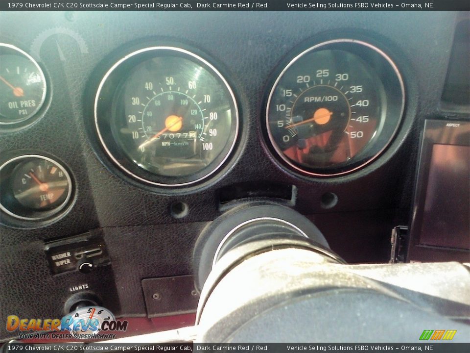 1979 Chevrolet C/K C20 Scottsdale Camper Special Regular Cab Gauges Photo #4