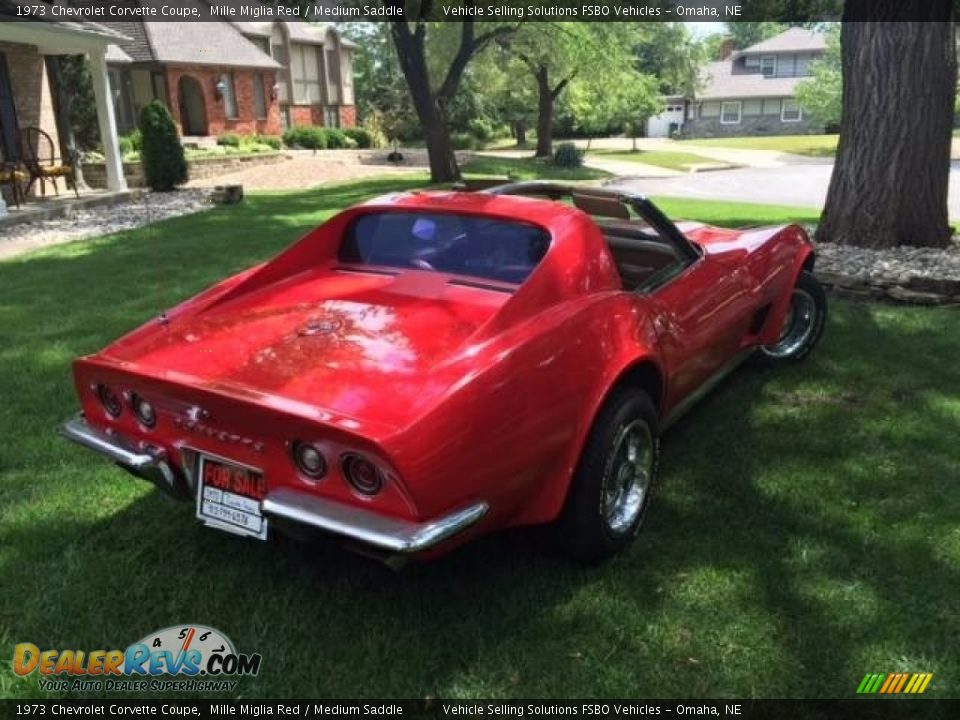 1973 Chevrolet Corvette Coupe Mille Miglia Red / Medium Saddle Photo #3