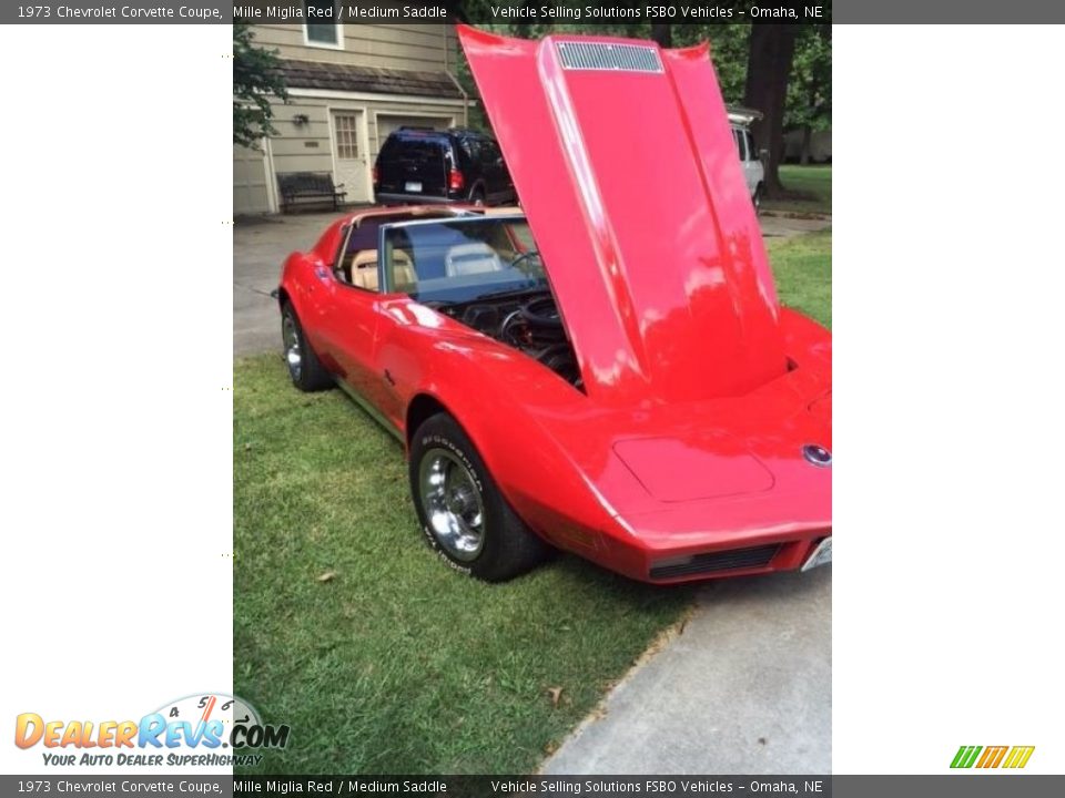 1973 Chevrolet Corvette Coupe Mille Miglia Red / Medium Saddle Photo #5