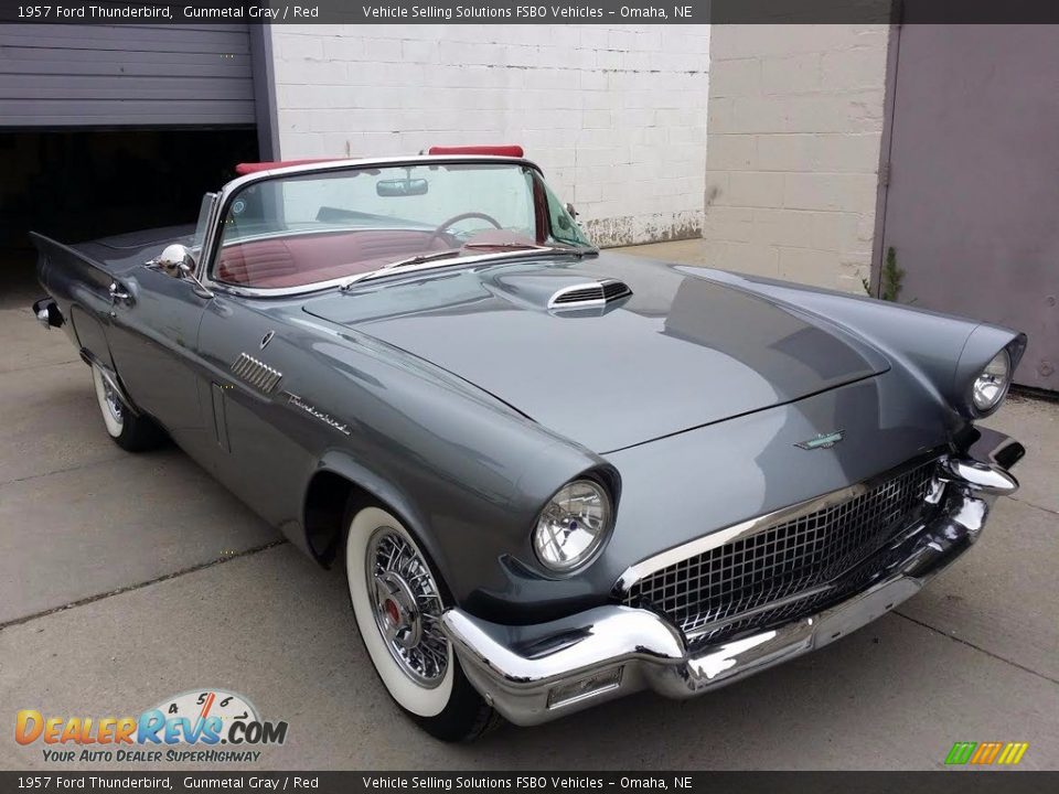 Gunmetal Gray 1957 Ford Thunderbird  Photo #4