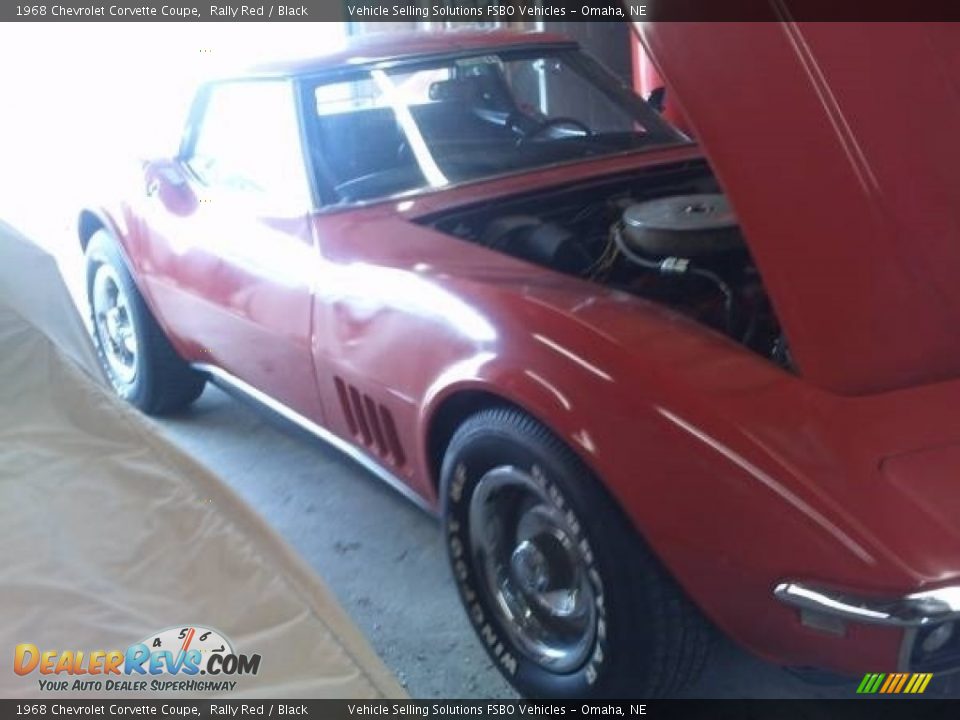 1968 Chevrolet Corvette Coupe Rally Red / Black Photo #6