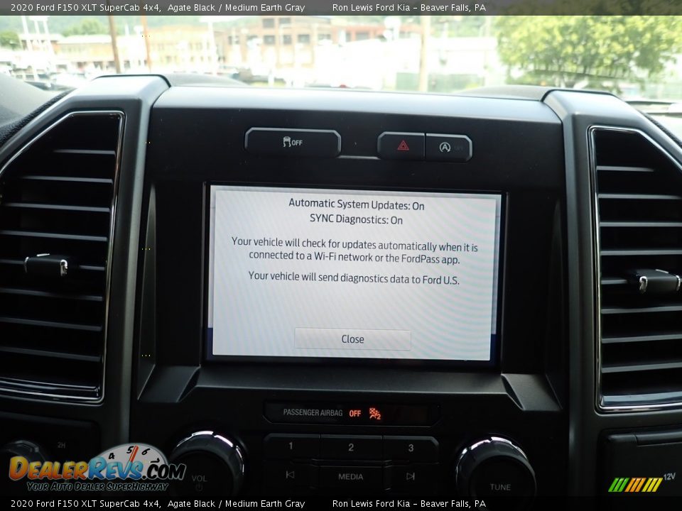 2020 Ford F150 XLT SuperCab 4x4 Agate Black / Medium Earth Gray Photo #9