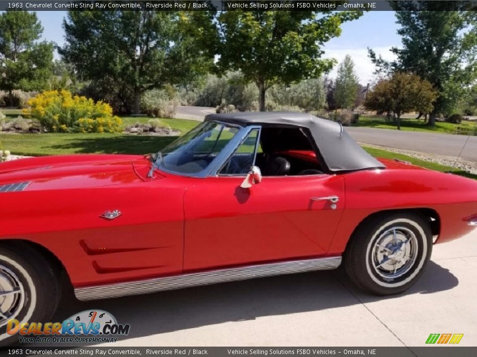 1963 Chevrolet Corvette Sting Ray Convertible Riverside Red / Black Photo #1