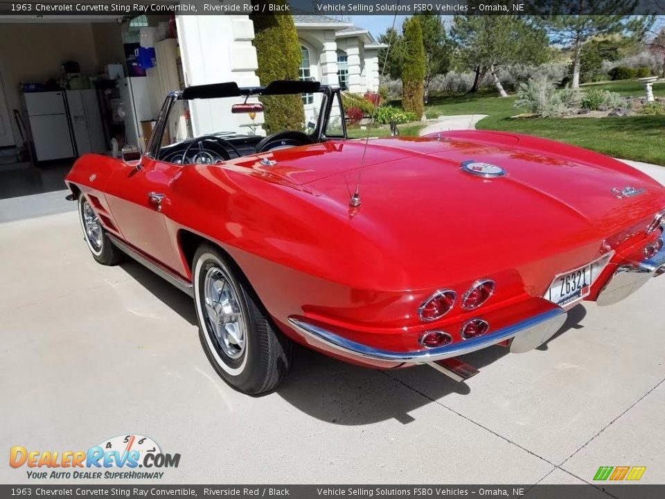 1963 Chevrolet Corvette Sting Ray Convertible Riverside Red / Black Photo #3