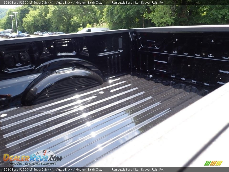 2020 Ford F150 XLT SuperCab 4x4 Agate Black / Medium Earth Gray Photo #14
