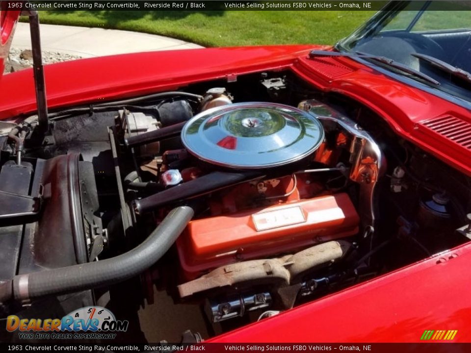 1963 Chevrolet Corvette Sting Ray Convertible Riverside Red / Black Photo #4