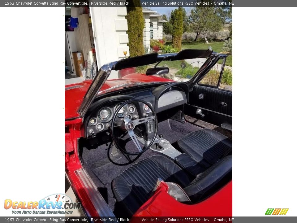 1963 Chevrolet Corvette Sting Ray Convertible Riverside Red / Black Photo #5