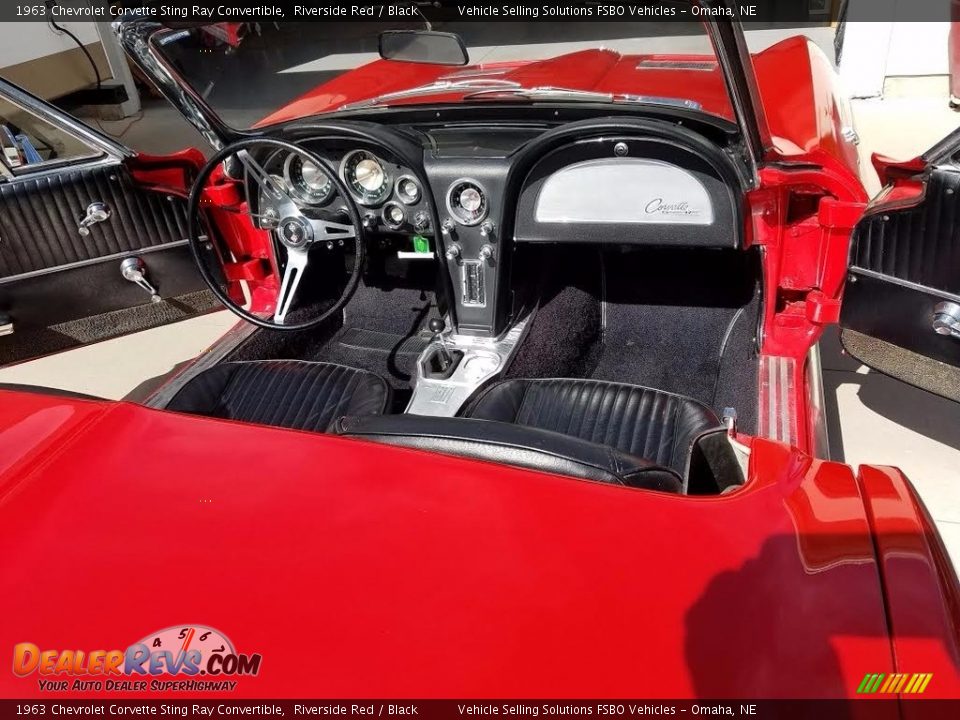 1963 Chevrolet Corvette Sting Ray Convertible Riverside Red / Black Photo #6