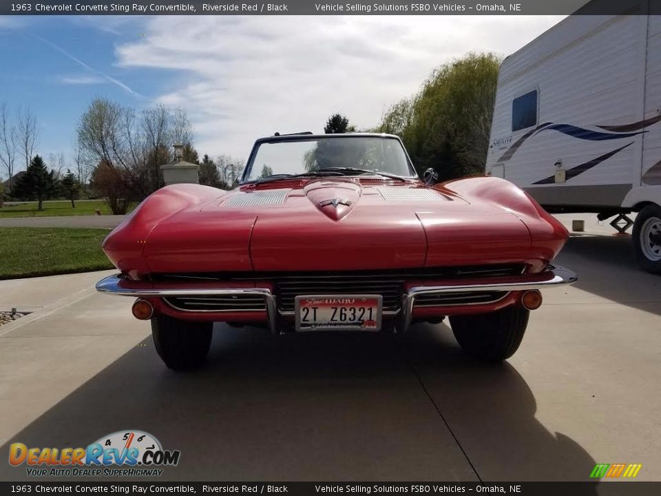 1963 Chevrolet Corvette Sting Ray Convertible Riverside Red / Black Photo #8