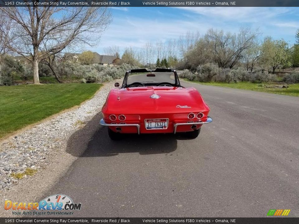 1963 Chevrolet Corvette Sting Ray Convertible Riverside Red / Black Photo #9