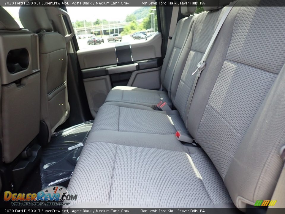 2020 Ford F150 XLT SuperCrew 4x4 Agate Black / Medium Earth Gray Photo #10
