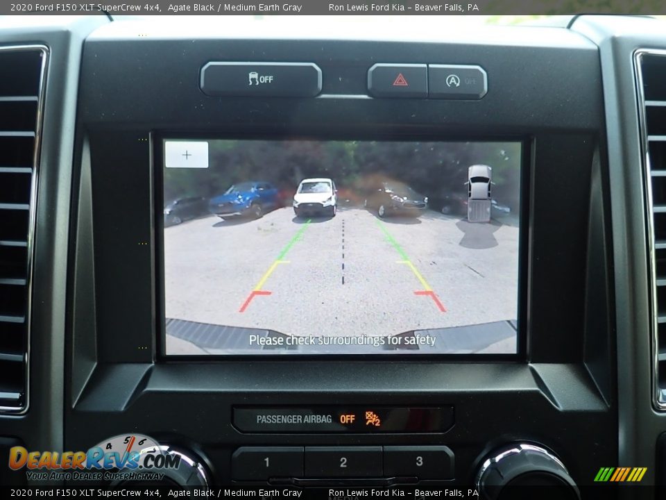2020 Ford F150 XLT SuperCrew 4x4 Agate Black / Medium Earth Gray Photo #16