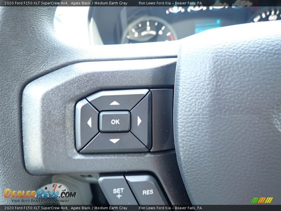 2020 Ford F150 XLT SuperCrew 4x4 Agate Black / Medium Earth Gray Photo #18