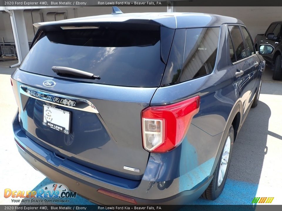2020 Ford Explorer 4WD Blue Metallic / Ebony Photo #2