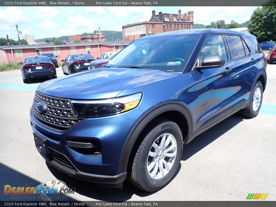 2020 Ford Explorer 4WD Blue Metallic / Ebony Photo #5