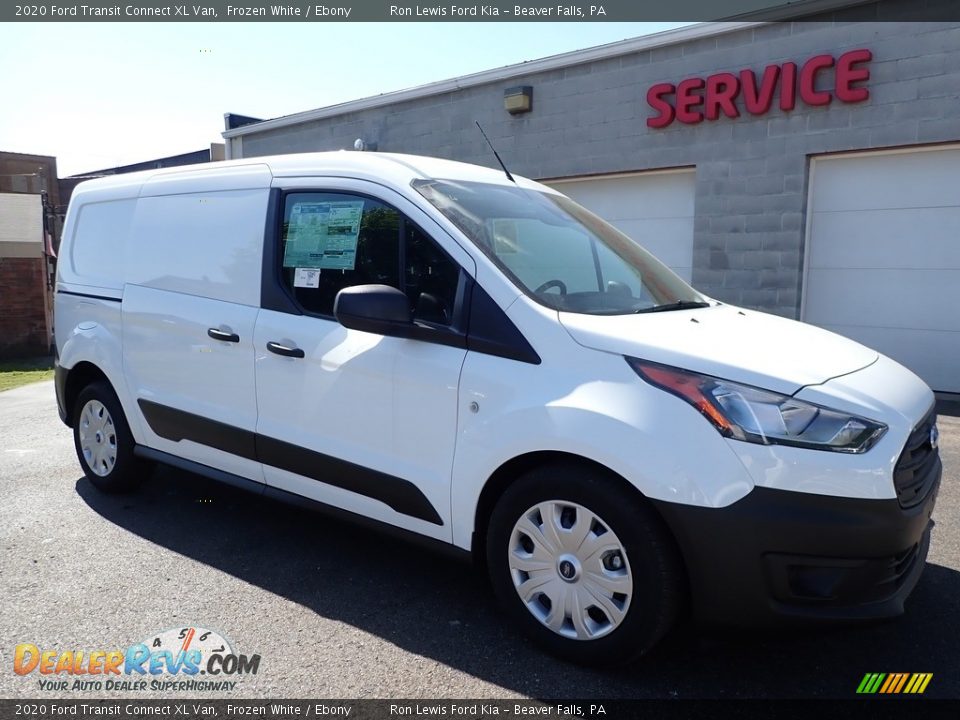 2020 Ford Transit Connect XL Van Frozen White / Ebony Photo #12