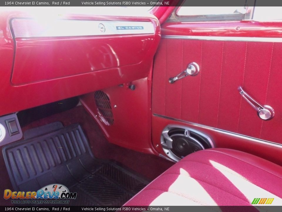 1964 Chevrolet El Camino Red / Red Photo #13