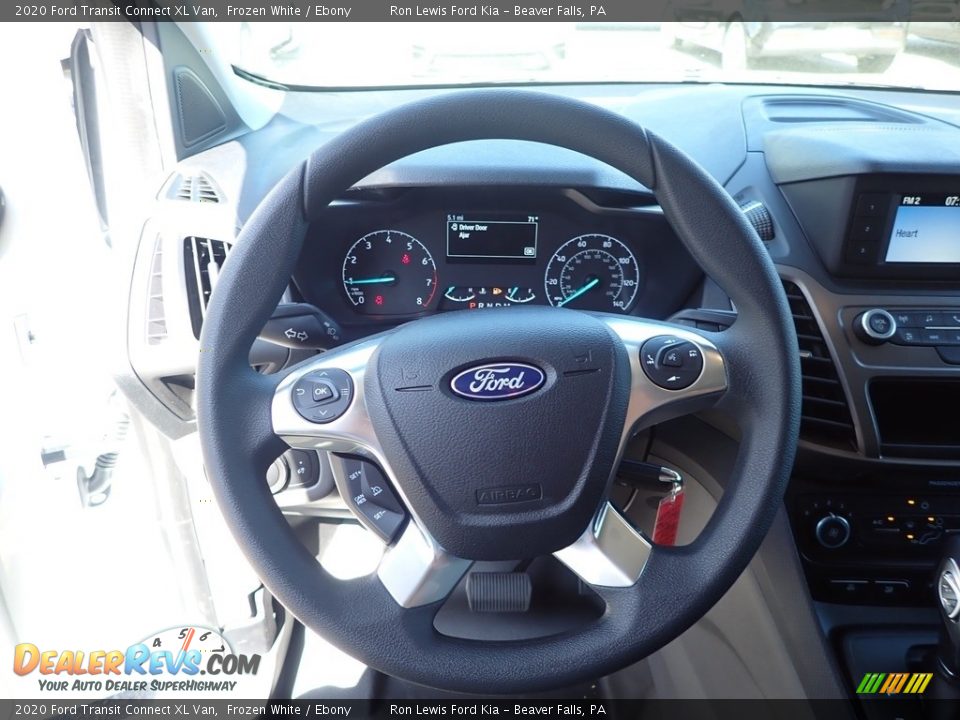 2020 Ford Transit Connect XL Van Frozen White / Ebony Photo #18