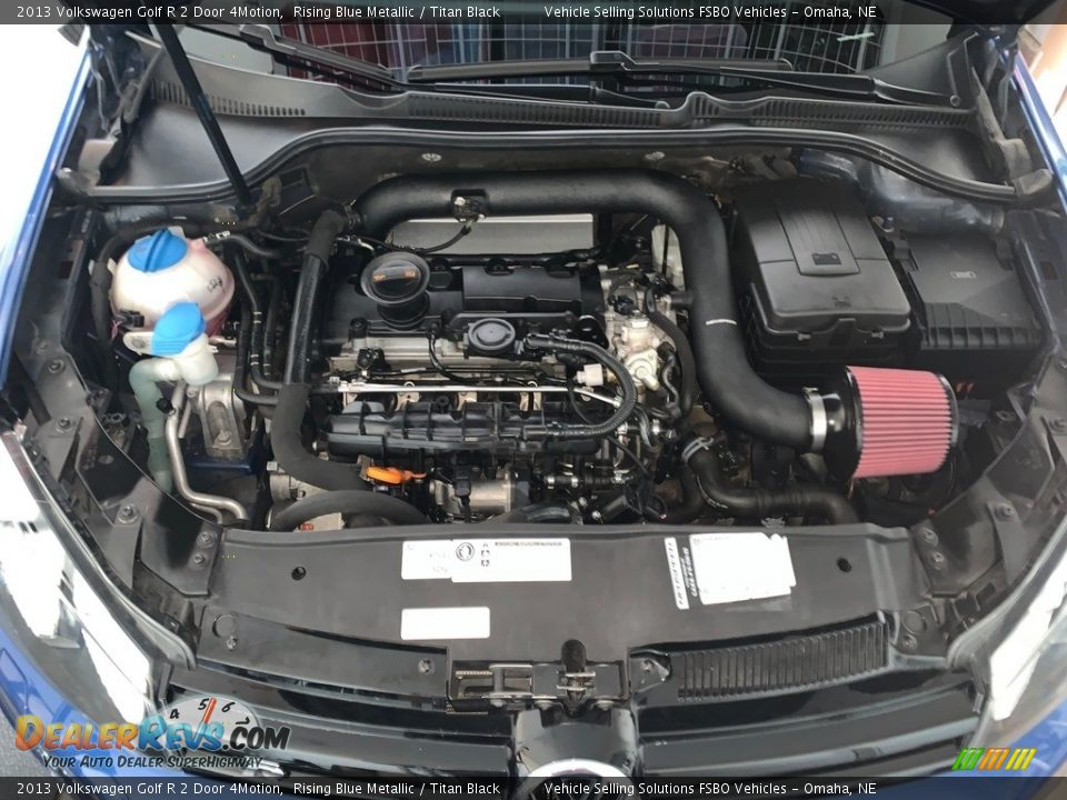 2013 Volkswagen Golf R 2 Door 4Motion Rising Blue Metallic / Titan Black Photo #4