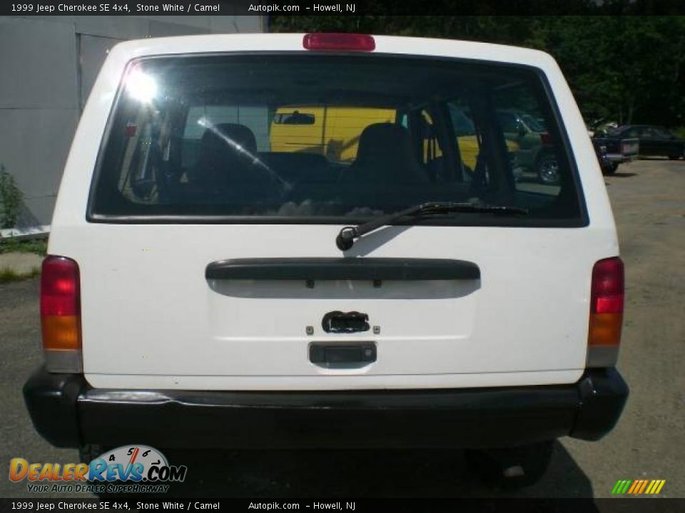 1999 Jeep Cherokee SE 4x4 Stone White / Camel Photo #6