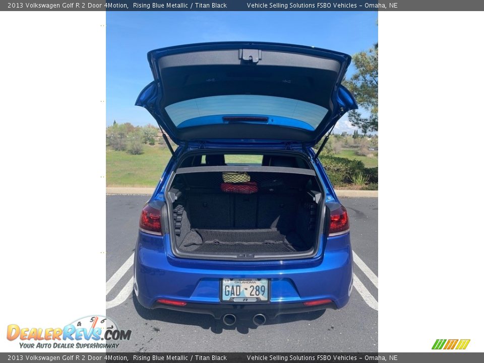 2013 Volkswagen Golf R 2 Door 4Motion Rising Blue Metallic / Titan Black Photo #14