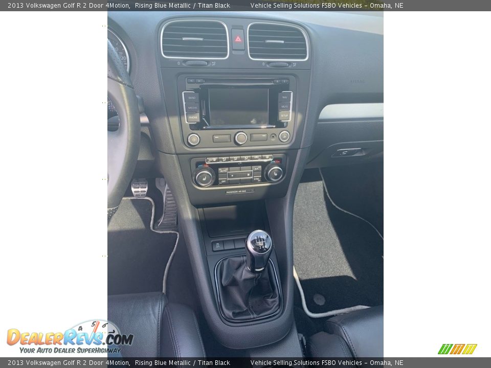 2013 Volkswagen Golf R 2 Door 4Motion Rising Blue Metallic / Titan Black Photo #18