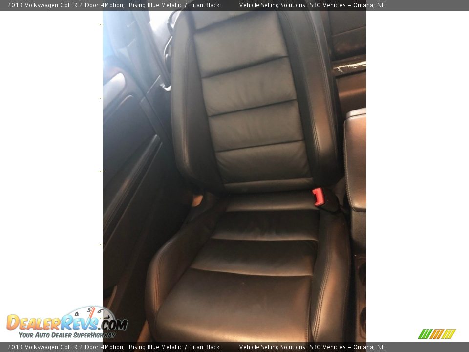 2013 Volkswagen Golf R 2 Door 4Motion Rising Blue Metallic / Titan Black Photo #20