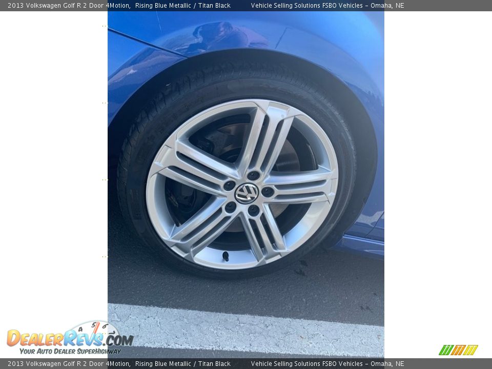 2013 Volkswagen Golf R 2 Door 4Motion Rising Blue Metallic / Titan Black Photo #27