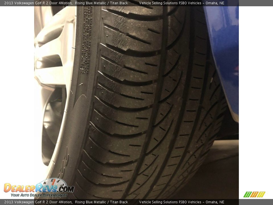 2013 Volkswagen Golf R 2 Door 4Motion Rising Blue Metallic / Titan Black Photo #29