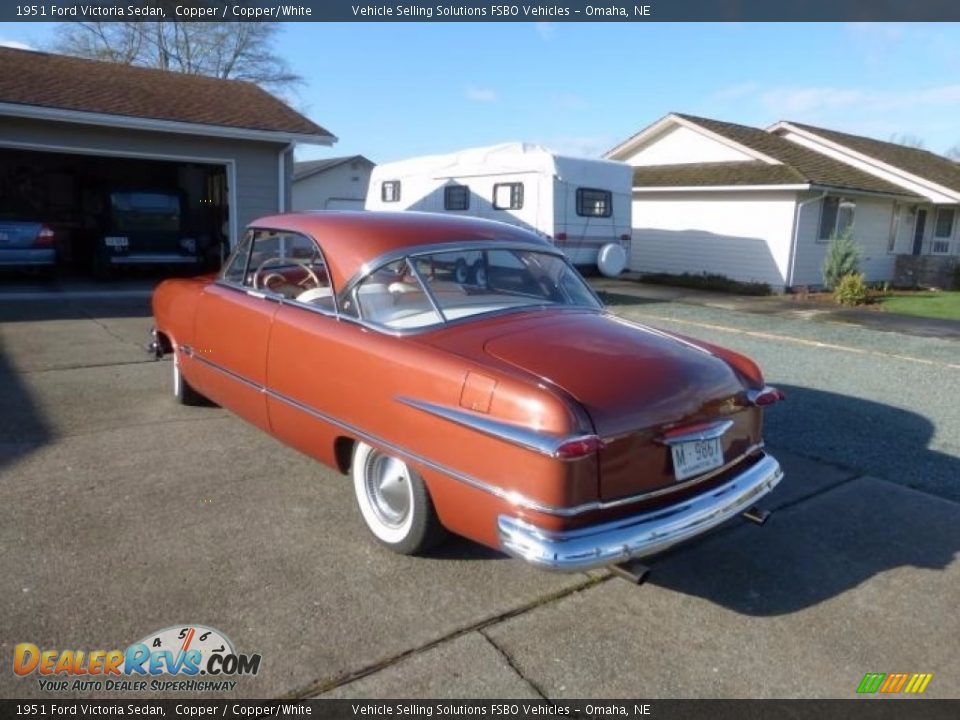 Copper 1951 Ford Victoria Sedan Photo #3